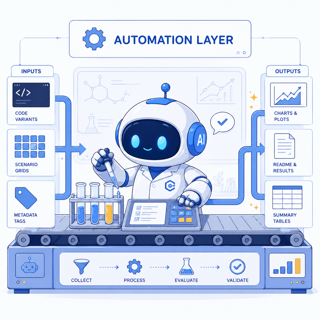 AI assistant automating experiment tasks