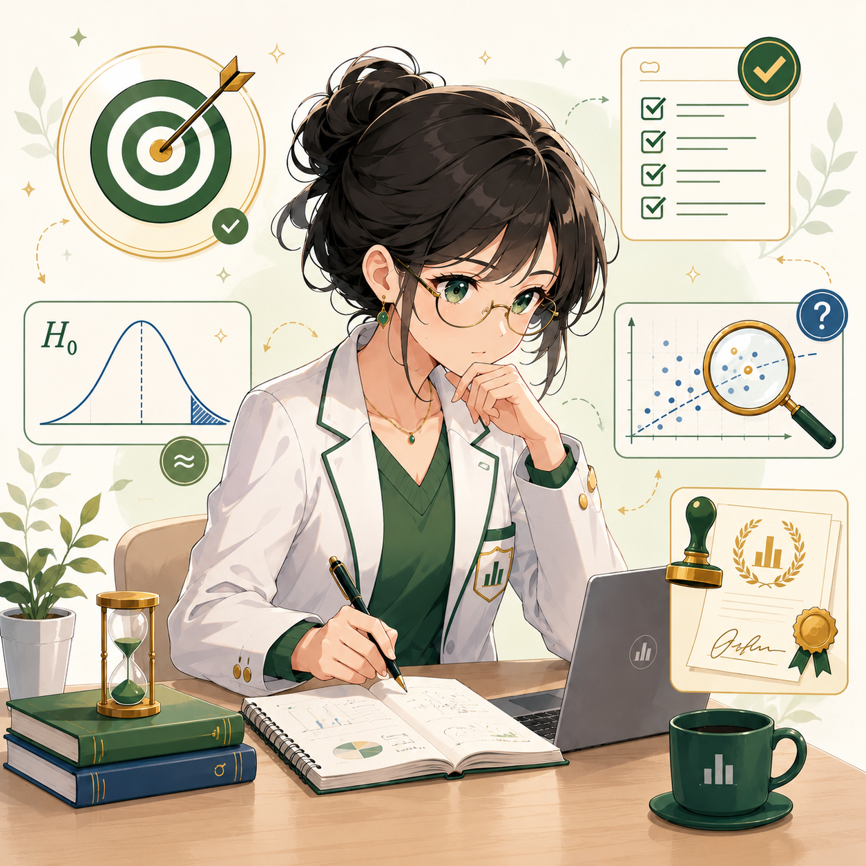 Statistician making scientific decisions